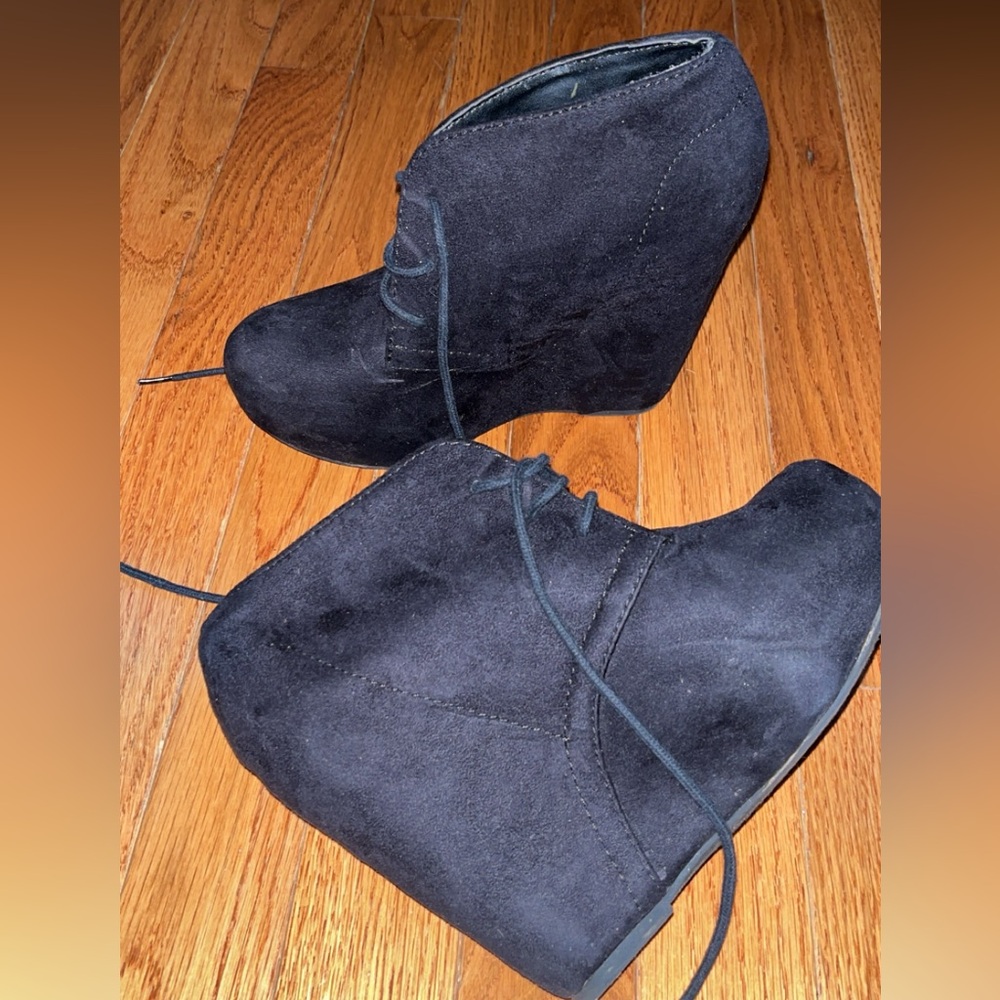 Charlotte Russe wedge booties